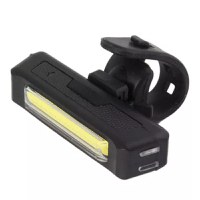 Lanterna bicicleta LED COB 100 lm, Esperanza, acumulator reincarcabil USB, 3 moduri iluminare, fixare ghidon - 1