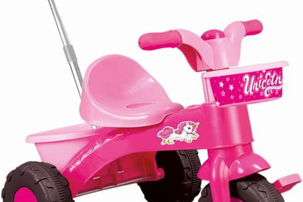 Prima mea tricicleta roz cu maner Dolu, Unicorn