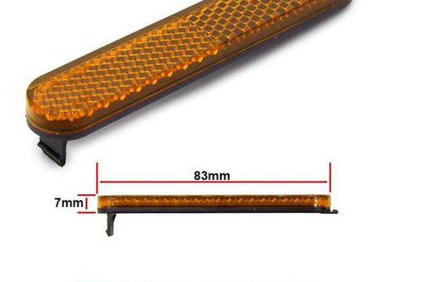Reflectorizante galbene pentru trotinete electrice Xiaomi, set 20 bucati
