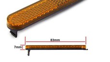 Reflectorizante galbene pentru trotinete electrice Xiaomi, set 20 bucati