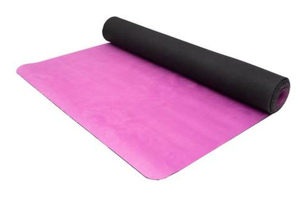 Saltea YOGA Iggy, material cauciuc natural acoperit cu suede (microfibra), dimensiune 1830 x 680 x 4 mm (Mov)