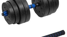 Set 2 Gantere Reglabile cu Conector Rebel Active RBA-2302-1, 20 kg
