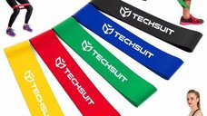 Set 5 Benzi Elastice Fitness Techsuit TS-01, Multicolor