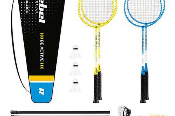 Set badminton cu fileu REBEL ACTIVE RBA-4104