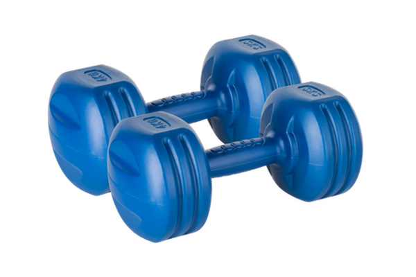 Set gantere Rebel Active RBA-2309, 2 x4kg (Albastru)
