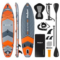 Set placa gonflabila Rebel PADDLE RBA-4507-OR, 335 x 84 x 15 cm (Portocaliu) - 1