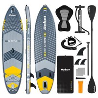 Set placa gonflabila SUP REBEL ACTIVE PADDLE RBA-4507-G, 335 x 84 x 15 cm (Gri) - 1