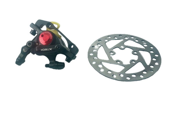 Sistem franare XTECH, etrier + disc 120mm pentru trotinete electrice