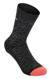 Sosete Alpinestars Drop Socks 15, L, Negru/Gri - 1