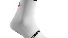 Sosete Castelli Entrata 13 unisex, S/M, 35-39, Alb