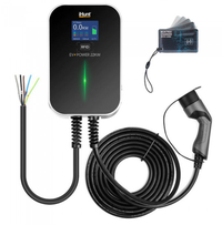 Statie Incarcare Masini Electrice iHunt EV Power 22KW, Ecran LCD 3.5inch, IP66 + 5 cartele RFID (Negru) - 1