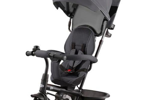 Tricicleta carucior copii Kinderkraft Aston Malachite (Gri)