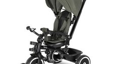 Tricicleta Lorelli Tino pentru copii, sezut rotativ 360 grade, scaun rabatabil, control parental, Verde
