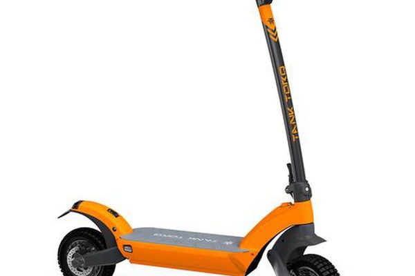 Trotineta electica E-TWOW TankTorq TK5, Roti 10inch, 2 x 1000W, baterie 60V/21 Ah, Autonomie maxima 80km, Viteza maxima 50 km/h, Frane hidraulice pe disc, amortioare hidraulice (Portocaliu)