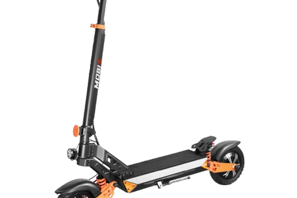 Trotineta electrica pliabila MOBIX D2, roti 10inch, motor 500W, autonomie 35-50km, viteza maxima 45km/h, baterie 48V/15Ah, aplicatie mobila dedicata Tuya (Negru)