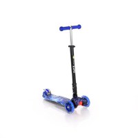 Trotineta pentru copii Lorelli Rapid, 5 Ani+, 4 roti cu leduri, Albastru - 1