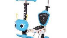 Trotineta pentru copii Lorelli Smart Plus cu scaun (Albastru)