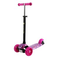 Trotineta reglabila pentru copii Lorelli, Draxter, 3 ani+, Pink Galaxy - 1