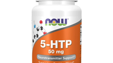 5-HTP, 50 mg, 30 capsule vegetale, Now Foods