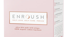 Absorbante din bumbac organic, Super, 10 bucati, Enroush