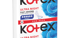Absorbante Ultra Night, 12 bucati, Kotex