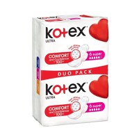 Absorbante Ultra Super, 12 bucati, Kotex - 1