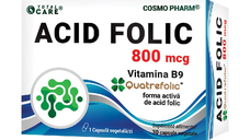 Acid Folic Quatrefolic, 800mcg, 30 capsule, Cosmo pharm