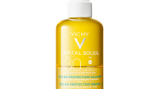 Apa de protectie solara cu acid hialuronic, pentru față și corp SPF30 Capital Soleil, 200ml, Vichy