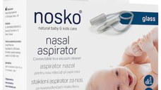 Aspirator nazal din sticla 0+luni, Nosko Glass