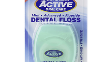 Ata dentara ceruita cu Fluor si aroma de Menta, 100 m, Beauty Formulas