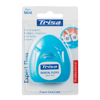 Ata dentara mentolata Expert Floss, 30 bucati, Trisa - 1