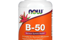 B-50 Complex, 100 tablete, Now Foods