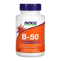 B-50 Complex, 100 tablete, Now Foods - 1