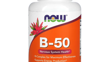 B-50 Complex, 100 tablete, Now Foods