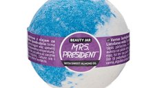 Beauty Jar Bila de baie efervescenta cu ulei de migdale dulci, Mrs. President, 150g