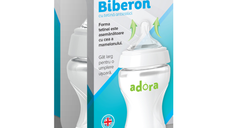 Biberon cu gat larg si tetina anticolici, 3-6 luni, 260ml, Adora