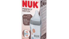 Biberon Perfect Match, tetina marimea M, 3+ luni, 260ml, Nuk