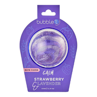 Bila efervescenta de baie calmanta, Lavender & Strawberry, 150g, Bubble T - 1