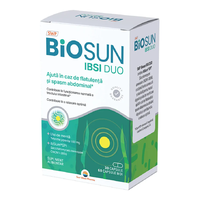BioSun IBSI Duo, 30 capsule ibSium+60 capsule moi Ulei de Menta, Sun Wave Pharma - 1