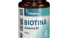 Biotin Vitamina B7, 100 comprimate, Vitaking