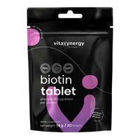 Biotina 800mcg, 30 tablete, Vitaxynergy - 1