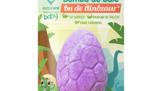 Bomba baie ou dinozaur cu surpiza, parfum lavanda, 120 g, Easycare Baby