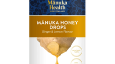Bomboane cu miere de Manuka MGO 400+ si aroma naturala de Lamaie si Ghmbir, 65 g, Manuka Health