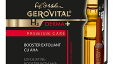 Booster exfoliant cu AHA H3 Derma+ Premium Care, 4 fiole, Gerovital