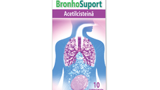BronhoSuport Acetilcisteina 600mg, 10 comprimate efervescente, Naturalis