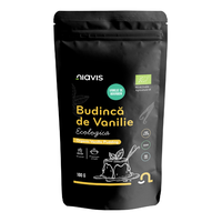 Budinca de vanilie Bio fara gluten, 100 g, Niavis - 1