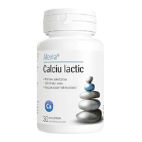 Calciu lactic, 30 comprimate, Alevia - 1