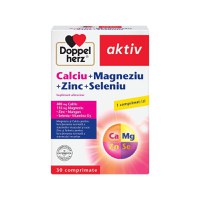 Calciu Magneziu Zinc Seleniu, 30 comprimate, Doppelherz - 1