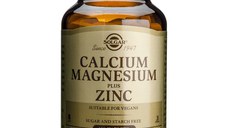 Calcium Magnesium + Zinc, 100 tablete Solgar