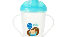 Cana cu cioc si manere, verde, PUR